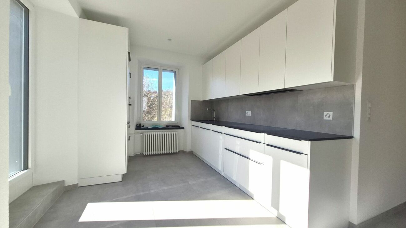 Splendide appartement de 2 pièces rénové avec grande terrasse et véranda