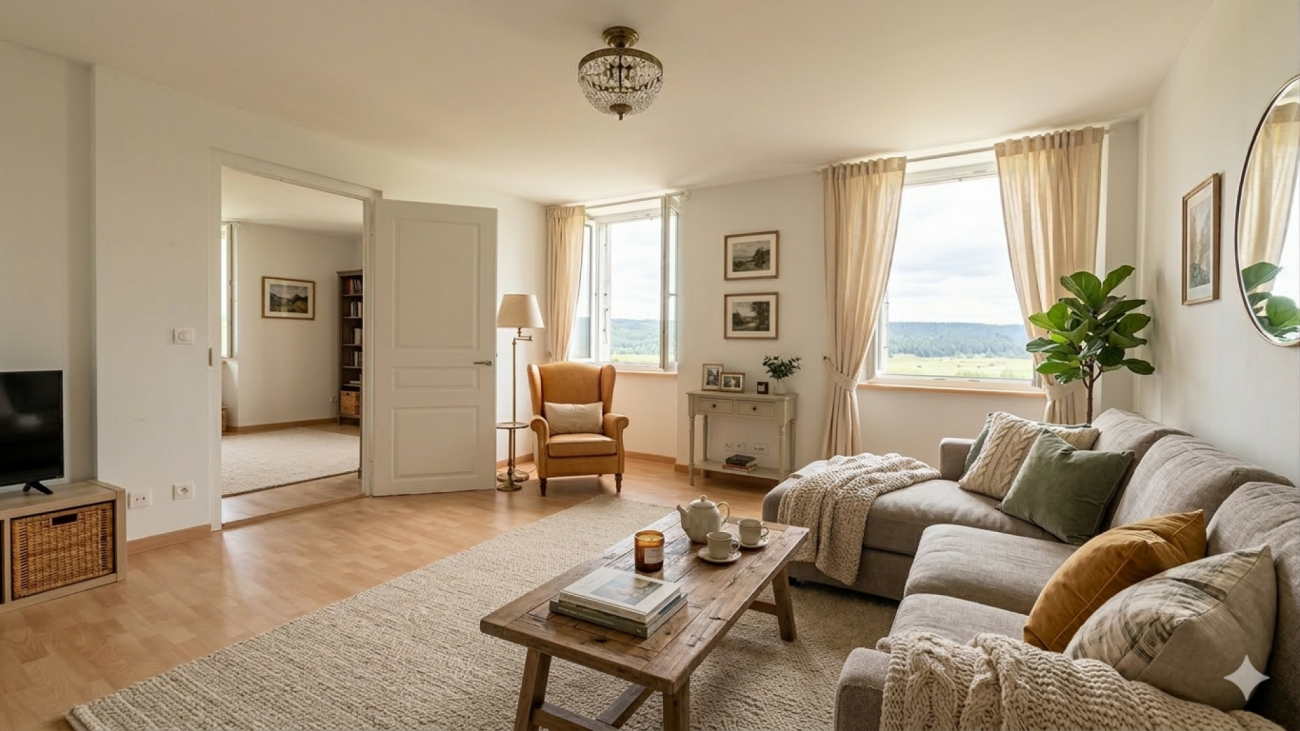 Lumineux appartement de 3.5 pièces, cuisine et salle de bains neuves - 1er loyer offert