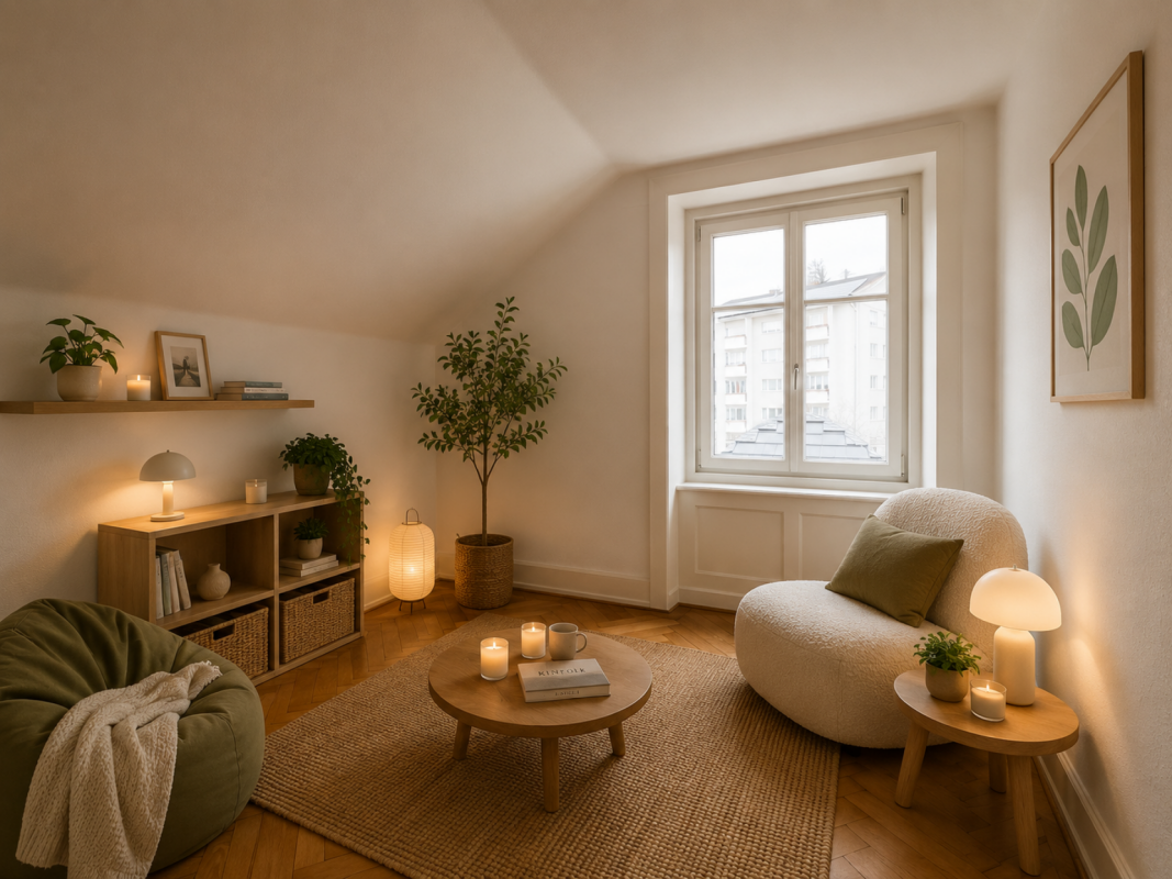 Lumineux appartement de 3 pièces avec vue dégagée