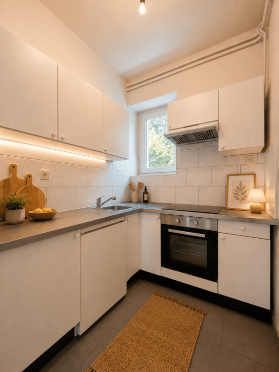 Appartement de 2 pièces au rez 4