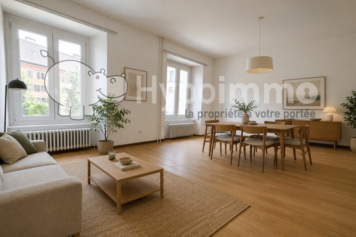 Appartement de 2 pièces au rez
