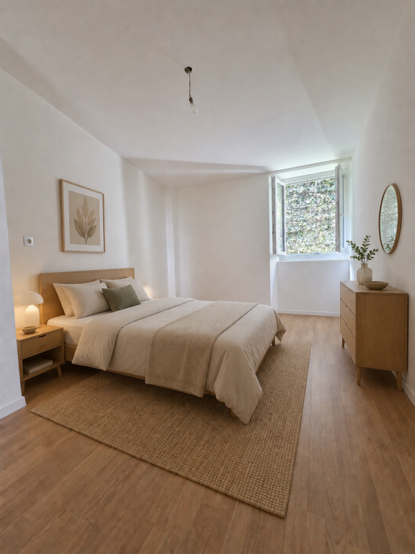 Appartement de 2 pièces au rez