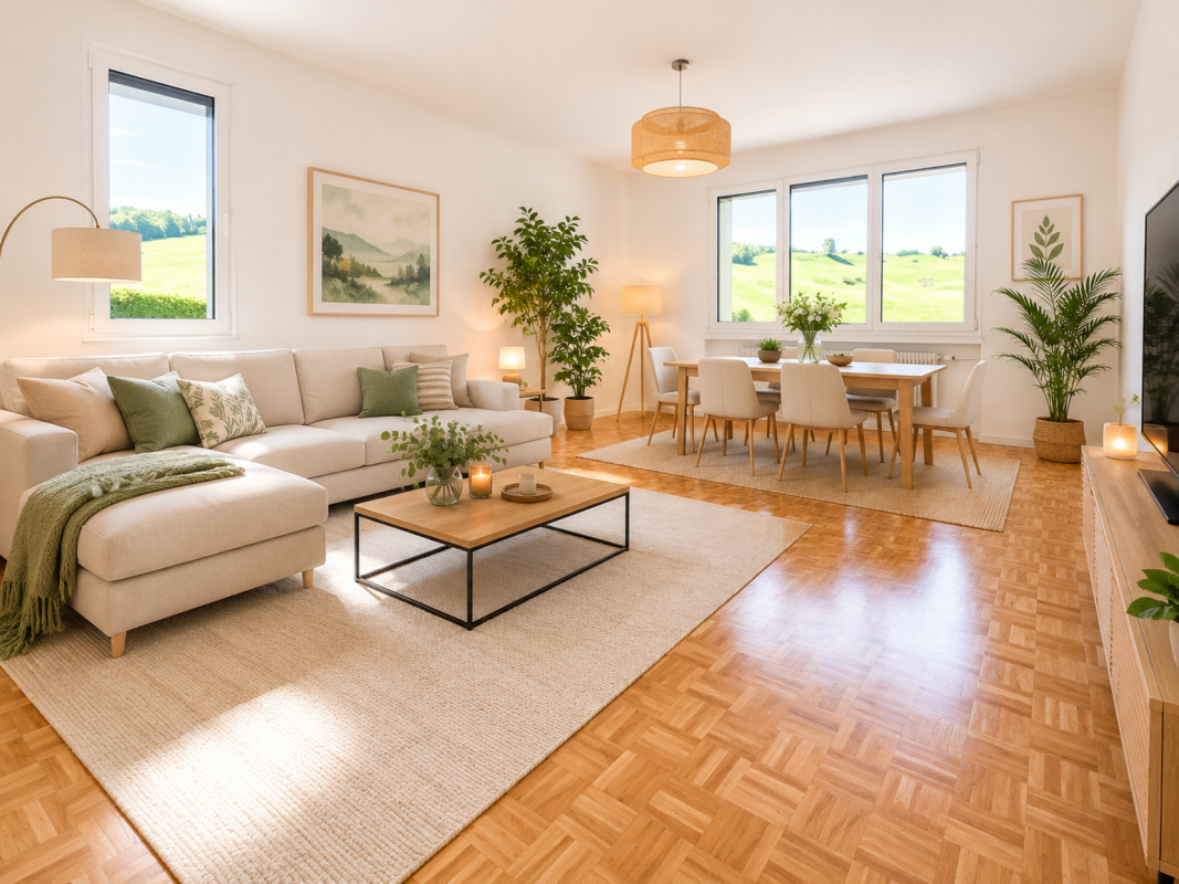 Appartement de 3.5 pièces entièrement rénové