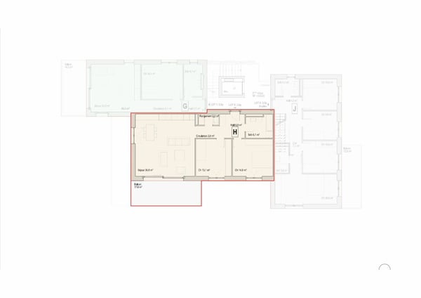 Les Carrels - Appartement de 3.5 pièces Lot 8/H 9