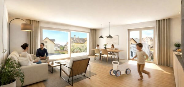Les Carrels - Appartement Duplex 5.5 pièces Lot 9/J 6