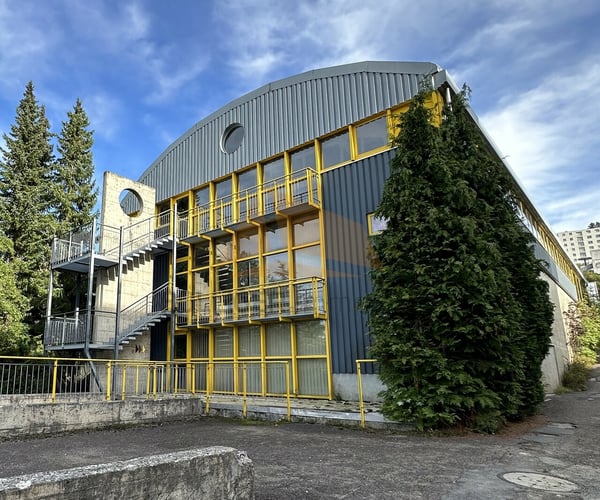 A vendre Halle d'exposition, bureaux, dépôts, garages et stand de tir 2