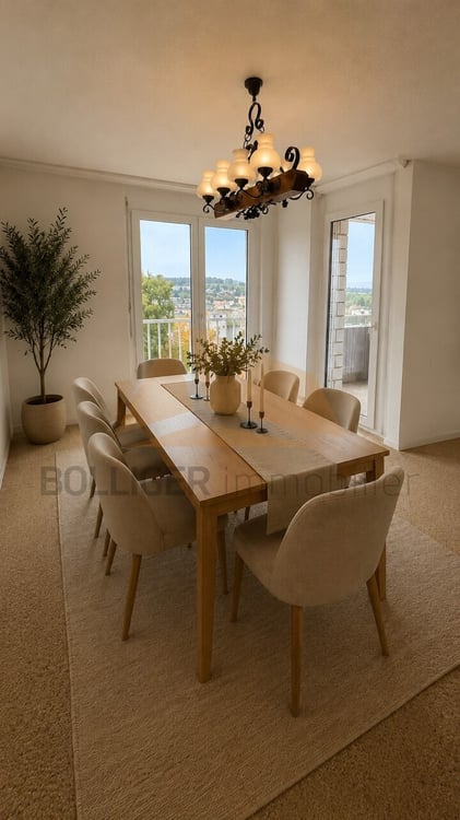 A VENDRE APPARTEMENT 3.5 PIÈCES AVEC GARAGE BOX 6