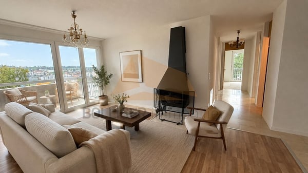 A VENDRE APPARTEMENT 3.5 PIÈCES AVEC GARAGE BOX 1