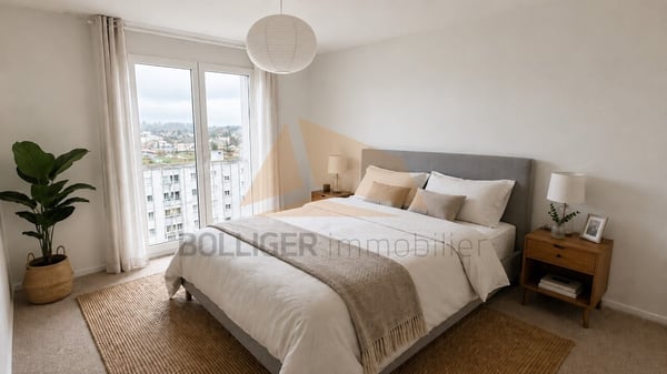 A VENDRE APPARTEMENT 3.5 PIÈCES AVEC GARAGE BOX 9