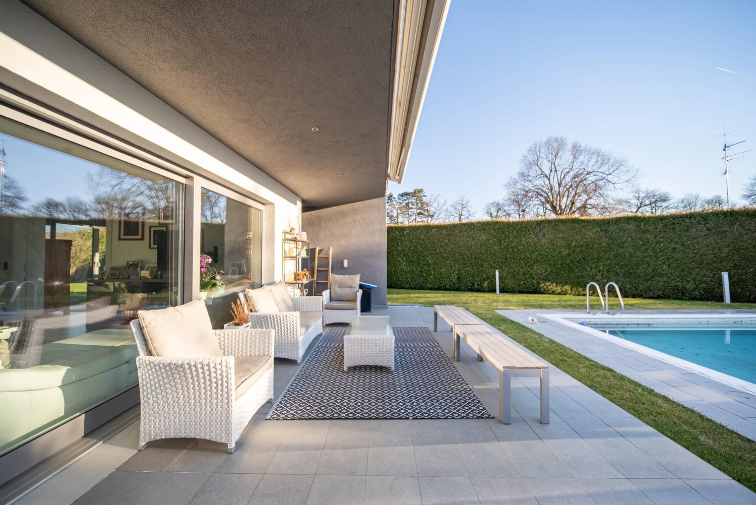 Immobilie in Vandoeuvres - Villa avec piscine et beau terrain - Bild 0