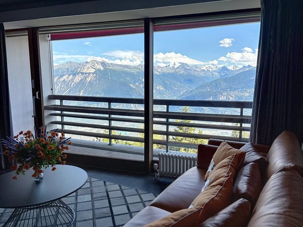 Deux magnifiques appartements de standing reliés avec une vue panoramique sur les Alpes 8
