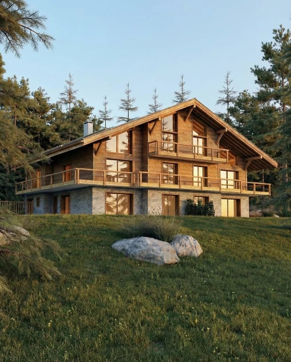 Duplex d'exception au charme alpin