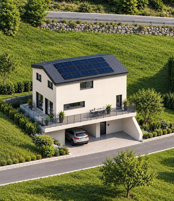 Villa contemporaine avec jardin et terrasse à deux pas de Sion 1