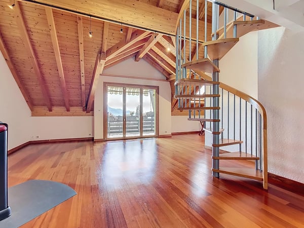 1.5 pièces avec mezzanine et vue lac ! 2