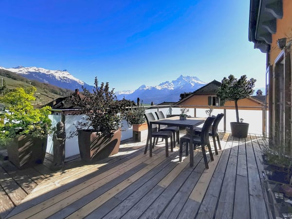 Charmant duplex avec vue sur les Dents du Midi ! 5