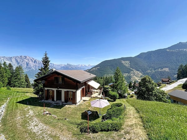 Chalet avec vue à couper le souffle