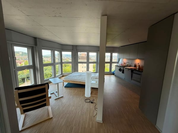 Stilvolles 2.5-Zimmer-Loft-Apartment auf der 9. Etage in Zürich-Triemli 2