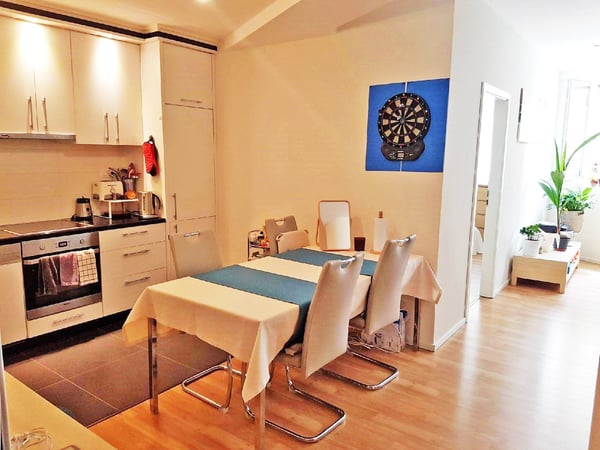 Charmant appartement de 1 pièces de 12 m1 au rez-de-chaussée à Lausanne 8