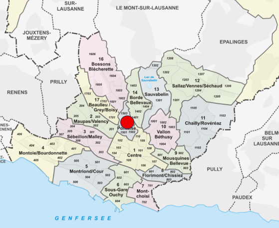 Appartements et locaux commerciaux très bien situé à Lausanne 1