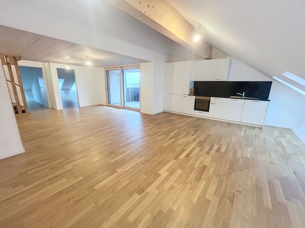 Duplex en attique de 4,5 pces