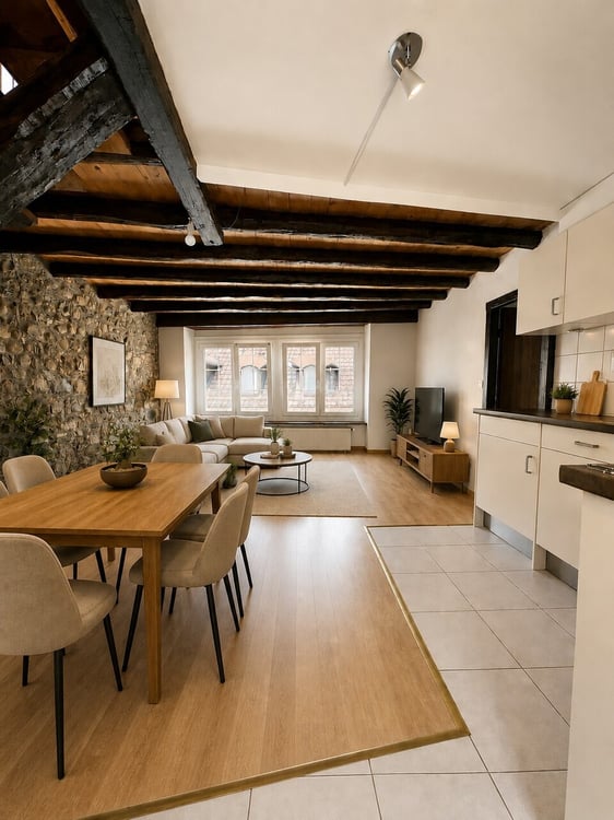 3.0 pièces de 55 m2 en duplex 1