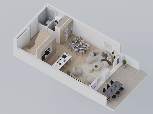 3,5 pièces duplex neuf au centre de Sierre - spacieux et urbain 6
