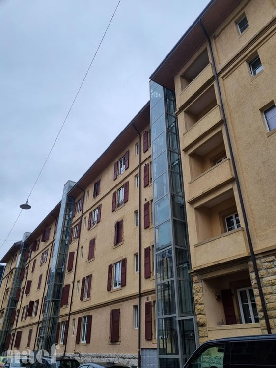 Appartement de 1 pièces situé au 4ème étage, rue de l'Eglise 6, 2000 Neuchâtel 1