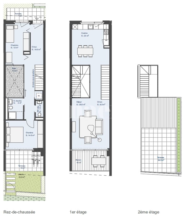 Maisons mitoyennes de 1.5 pièces 13