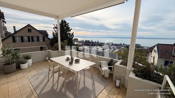 Occasion à saisir! Appartement à la rue de la Côte avec terrasse 1
