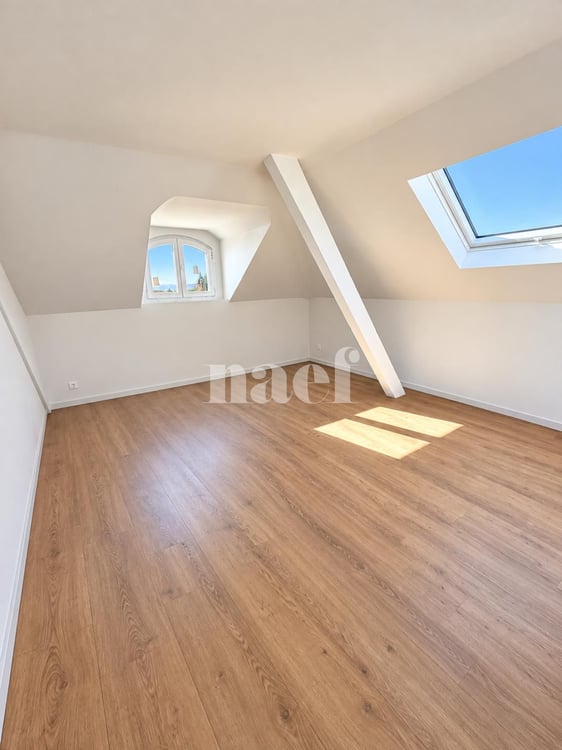Appartement rénové avec charme, balcon et belle vue sur le lac et les montagnes 4