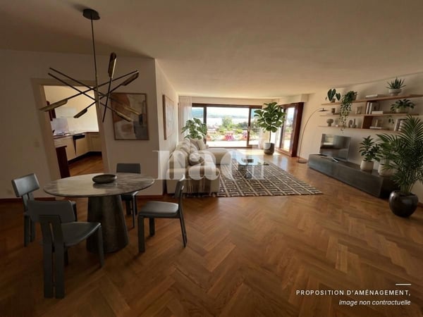 Au centre de Nyon avec vue sur le lac et le château - Appartement dexception de 3.5 pièces avec grande terrasse et vue sur le lac 4