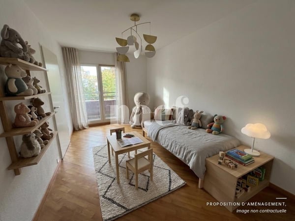 Bel appartement de 3 pièces au 3ème d'env. 76m2 avec balcon et magnifique vue lac 5