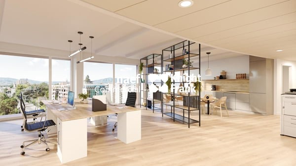 Bureau aménagé d'env 210 m² env. avec vue dégagée 2