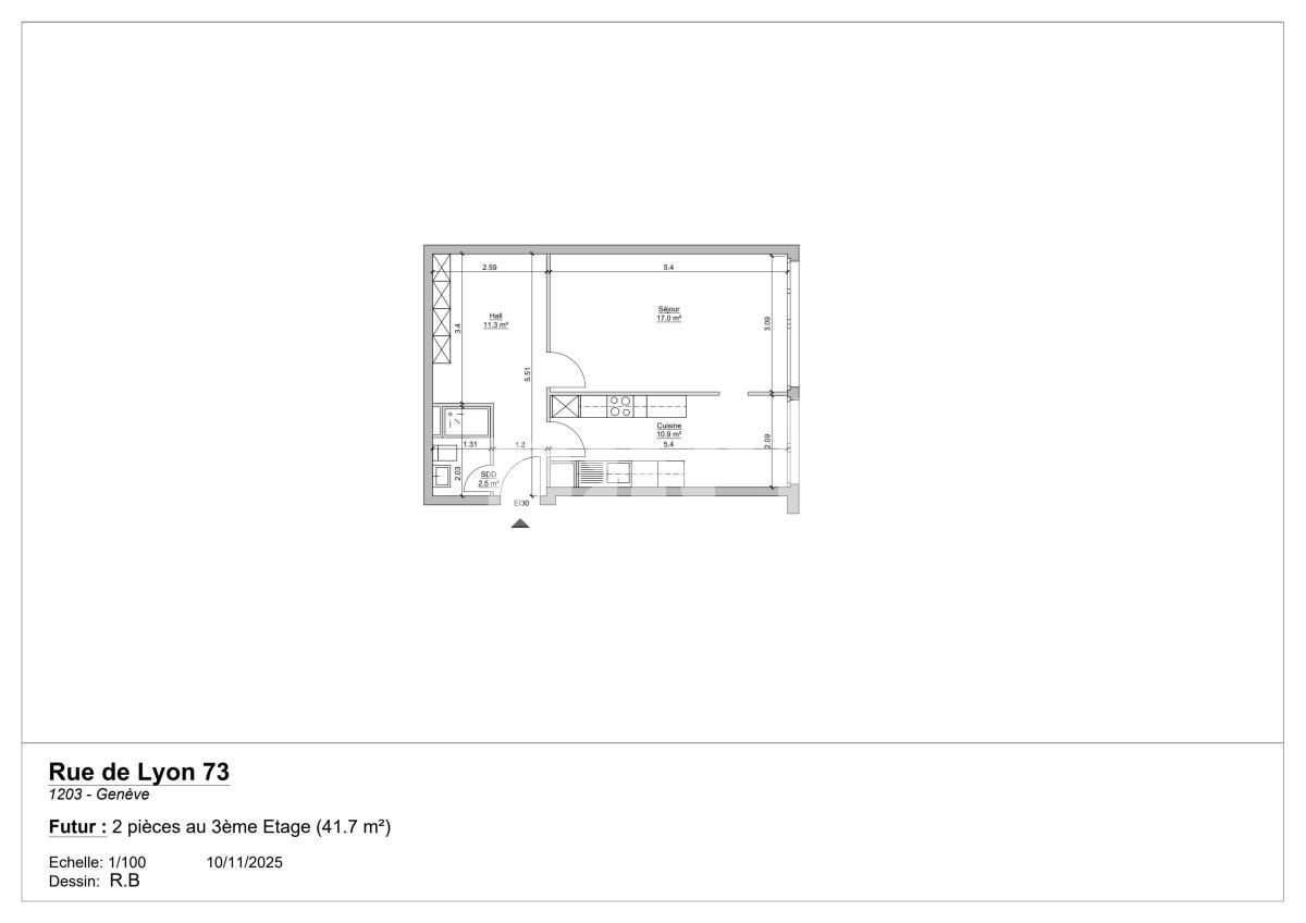 Appartement idéalement situé