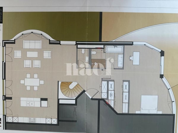 Beau duplex en souplex de 1 pièces avec terrasses et jardin privatif 12