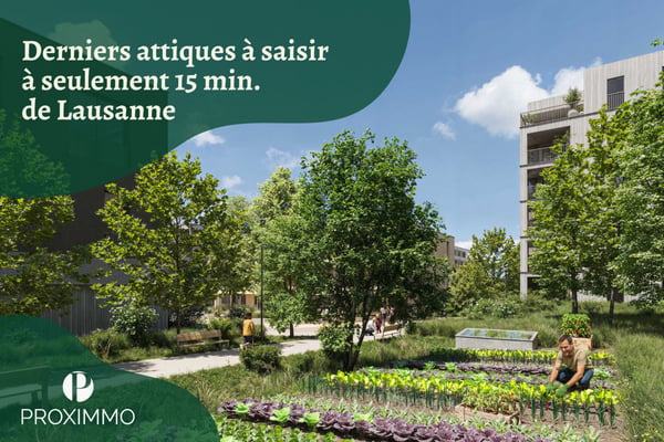 NOUVEAU QUARTIER À 15 MIN DE LAUSANNE ! 9