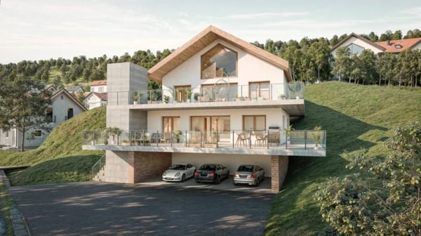 APPARTEMENT-TERRASSE AVEC VUE PLONGEANTE SUR LE LAC ! 1