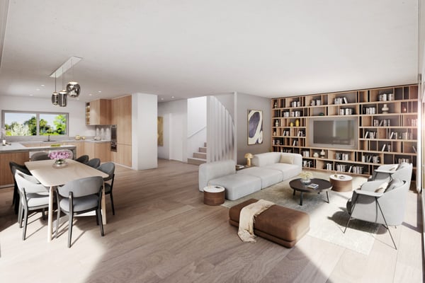 NOUVEAU PROJET DE 6 VILLAS FAMILIALES À THIERRENS AVEC JARDINS ! 4
