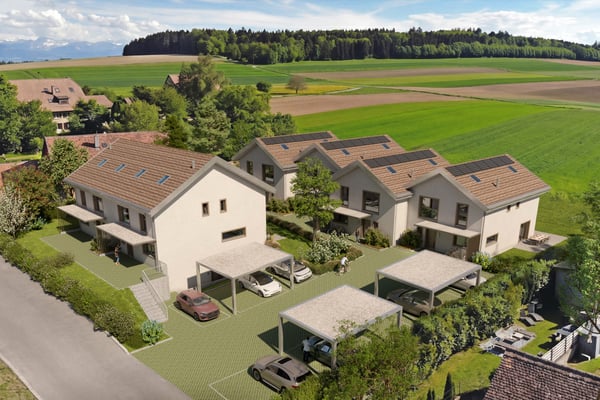 NOUVEAU PROJET DE 6 VILLAS FAMILIALES À THIERRENS AVEC JARDINS ! 3