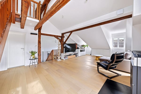 TRIPLEX DE CHARME RÉNOVÉ AVEC POUTRES APPARENTES 9