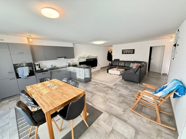 1.5 pièces en rez-de-chaussée avec terrasses et garage sécurisé – Vétroz 5