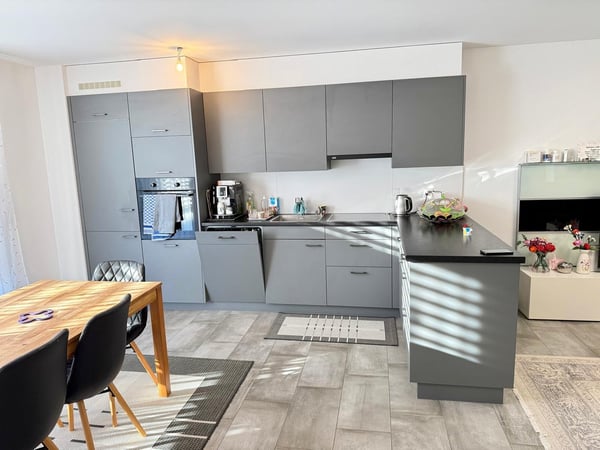 1.5 pièces en rez-de-chaussée avec terrasses et garage sécurisé – Vétroz 4