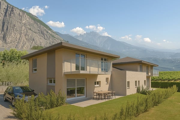 Villas jumelées 4.5 pièces en bordure de zone constructible – St-Pierre-de-Clages 1