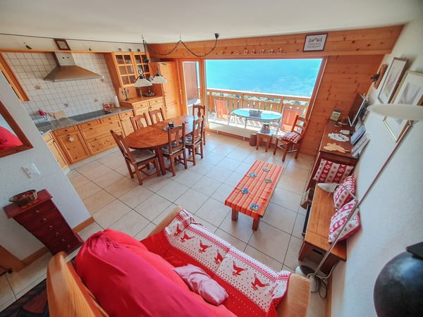 Coup de coeur ! Appartement 3.5 pièces, attique, duplex, orienté sud, à Ovronnaz/VS 2