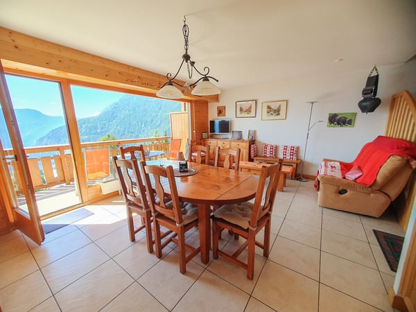 Coup de coeur ! Appartement 3.5 pièces, attique, duplex, orienté sud, à Ovronnaz/VS 3