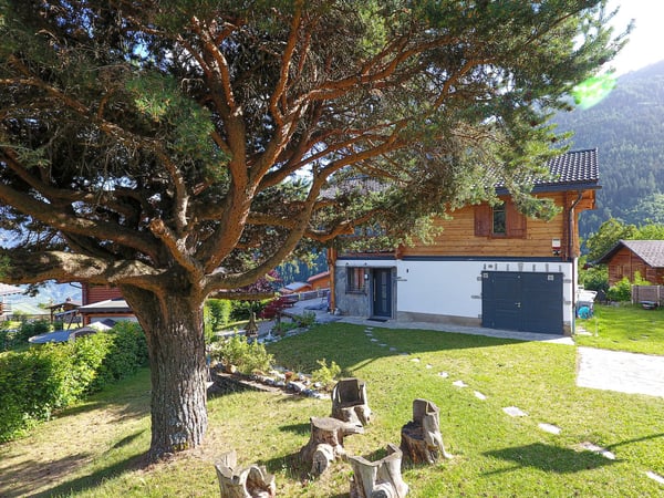 Chalet magnifiquement rénové sur une très belle parcelle plate à Ovronnaz/VS 20
