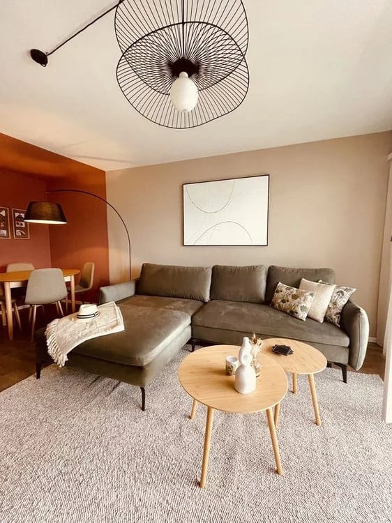 Appartement meublé de 1.5 pièces au 4ème étage. 2