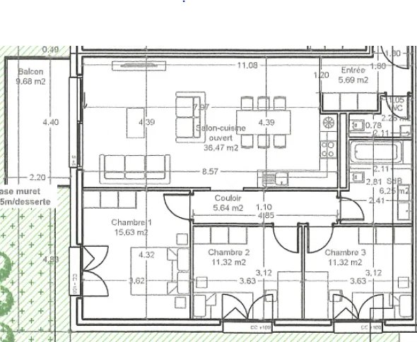Nouvelle construction proposant des appartements de 5.5 pièces. 4