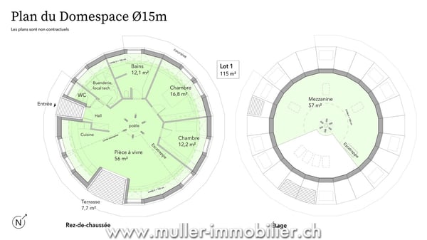 Maison Domespace à vendre à 10 min de Romont 8