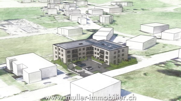 Studio neuf de 38 m² à 5 min de Romont dans le village de Siviriez 10